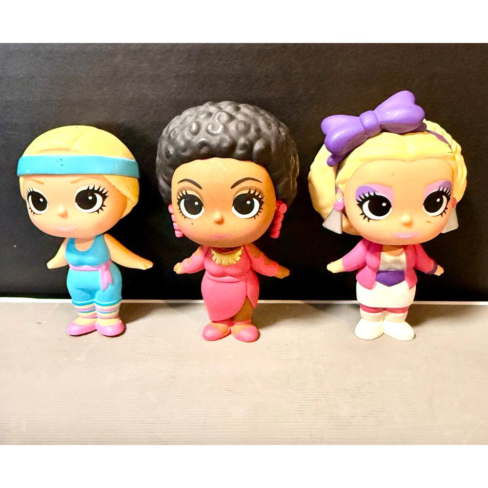 Mattel Funko Barbie Mystery Minis 3 vinyl figures 1980’s